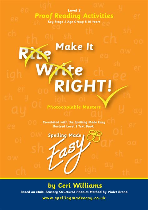Make It Right Level 2 Spelling Made Easy
