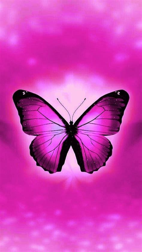 Pink Butterfly Iphone Wallpaper Mywallpapers Site Purple Butterfly
