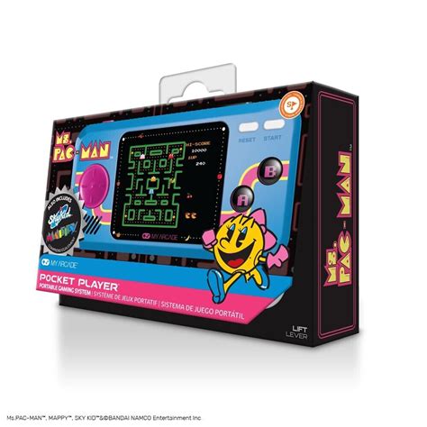 My Arcade Ms Pac Man Pocket Player Handheld Pixel 300 Games W Data