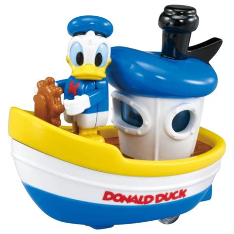 Donald Duck Donald Duck And Steam Boat Disney Takara Tomy Rove