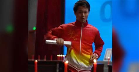Kung Fu Grandmaster Wielding Two Piece Mace Extinguishes 89 Candles In 1 Minute Clip News