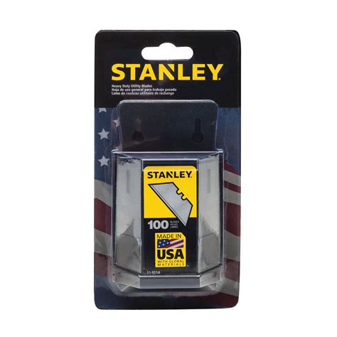 Heavy Duty Utility Blades With Dispenser 100 Pk 11 921a Stanley Tools