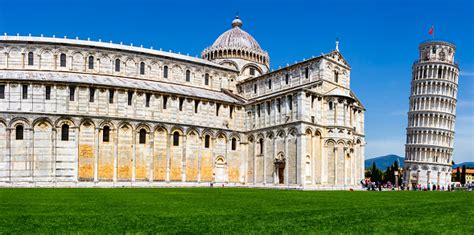 Pisa Cathedral At The Square Of Miracles Tuscany Italy Stock Photo