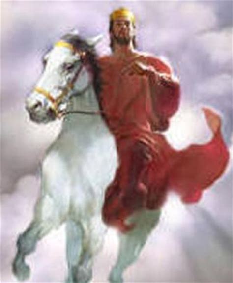 Jesus Christ Riding On A White Horse An Art About Jesus Christ Mylot