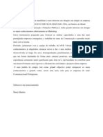 Carta Motivaçao Exemplo  Mestrado  Motivação