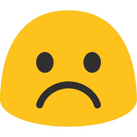 Emoticon Emoji Sadness Smiley Frown Emoji Transparent Background Png Images