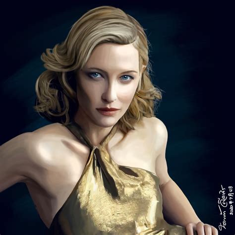 Artstation A Portrait Of Cate Blanchett