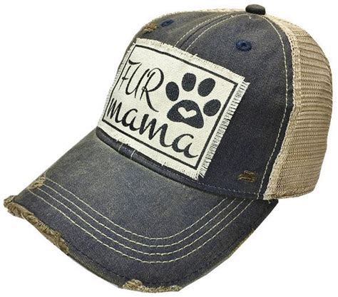 Womens Trucker Hat Womens Hats Womens Caps Trucker Cap Fur Mama