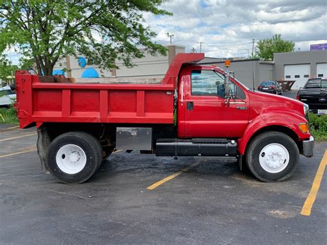 Used 2006 Ford F650 Super Duty Dump Truck Cat Diesel For Sale