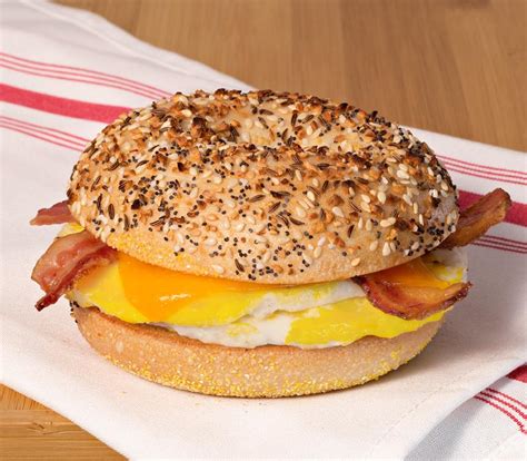 Nutrition Facts Bacon Egg And Cheese Bagel Gallery