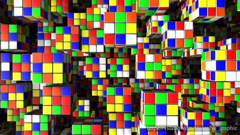 Rubiks Cube Background Animation 4k Screensaver Royalty Free Youtube