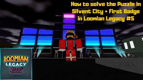 Loomian legacy came out with their second part of their update and it involves a new legendary loomian also how to get a. How to solve the Puzzle in Silvent City + First Badge in ...