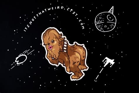 Sexy Chewie Chewbacca Sticker Star Wars