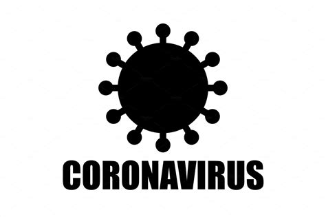 New Coronavirus Symbol Isolated On Healthcare Illustrations