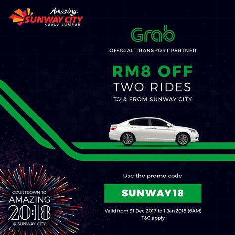 Apply this grabfood promo code malaysia and receive 50% discount on meals on selected restaurants. Grab Promo Code SUNWAY18 - Promo Codes MY