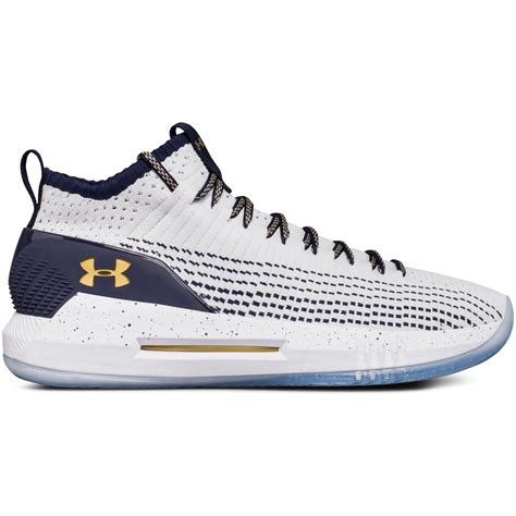 Under Armour Synthetic Mens Ua Heat Seeker Basketball Shoes In White
