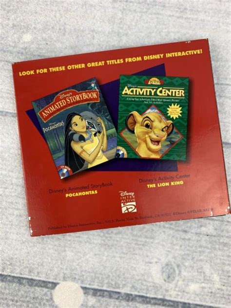 Disneys Toy Story Animated Storybook Vintage Cd Rom Windowsmac 1996