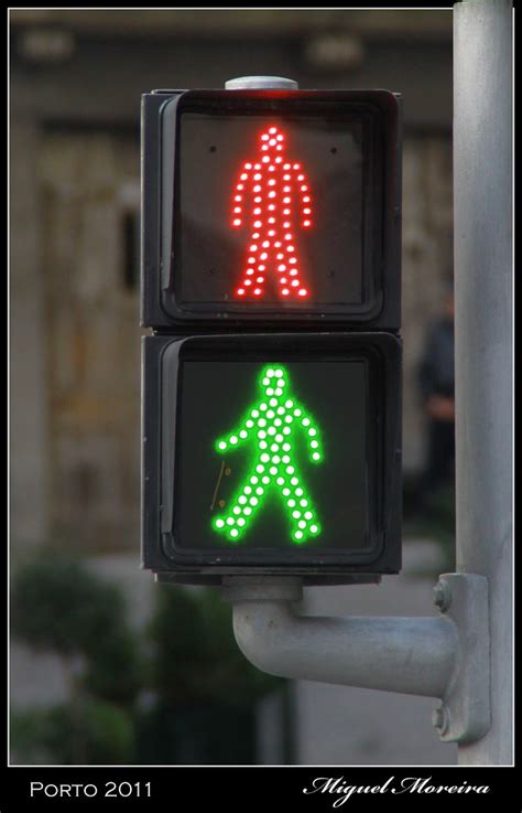 Pedestrian Crossing Light I Make This Photo By Joining Two Flickr