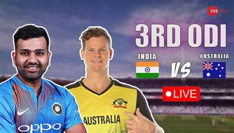 Highlights Ind Vs Aus 3rd Odi Cricket Match Scorecard Australia Won