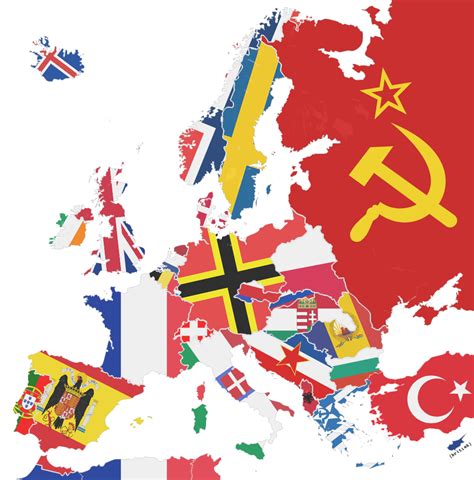 Political Map Of Europe 1945 By Sevgart On Deviantart