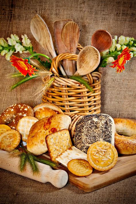 Assortment Of Bakery Products Stock Photo Image Of Groceries