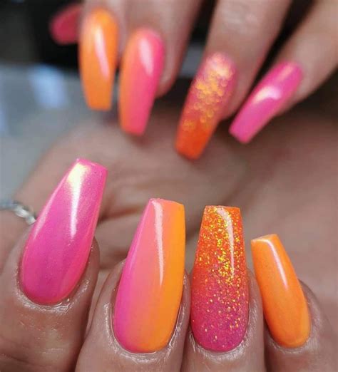 Pin By Kayla Smiley On Nails Neon Nails Stylish Nails Neon Glitter Nails