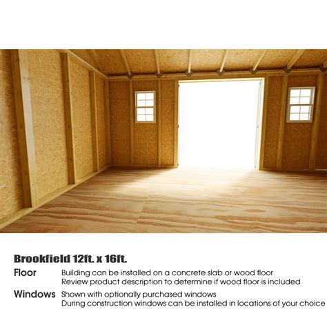 Brookfield Storage Shed Wood Shed Kit By Best Barns