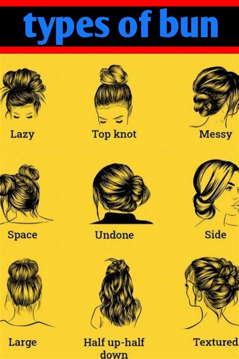 Here Is Many Types Of Hair Bunsee In Imagehairstyles Hairhack Hairstyletips Differenthairhack