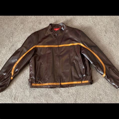 Emanuel Ungaro Jackets And Coats Mens Leather Jacket Poshmark