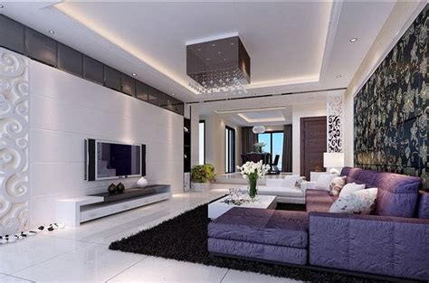 Purple modern living room design ideas. 16 Stunning Purple Living Room Design Ideas
