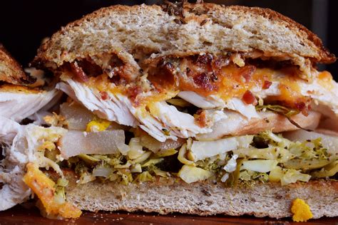 Epic Leftover Thanksgiving Turkey Sandwich Make It Like A Man