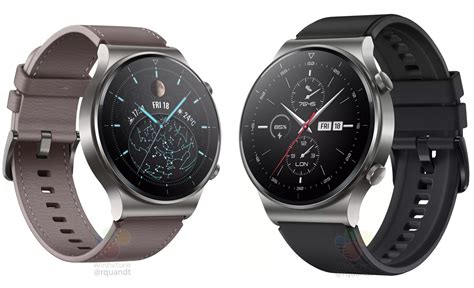 Huawei Watch Gt2 Pro La Future Montre Tout En Sobriété Se Dévoile