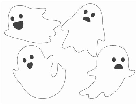 Printable Ghost Templates