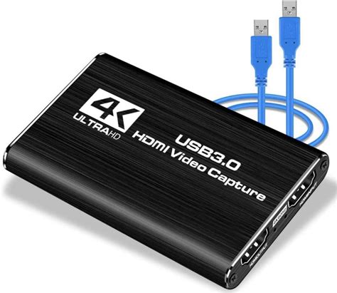 Leadnovo Audio Video Capture Card Hdmi Usb3 0 4k 1080p 60fps Reliable Portable Video Converter