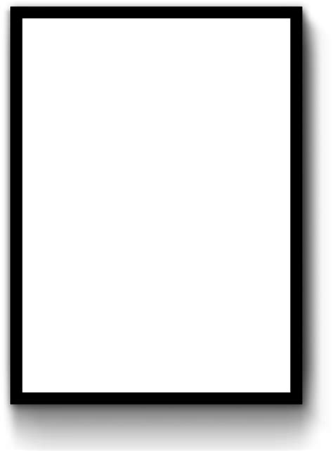 View And Download High Resolution Poster Frame Png Black Frame