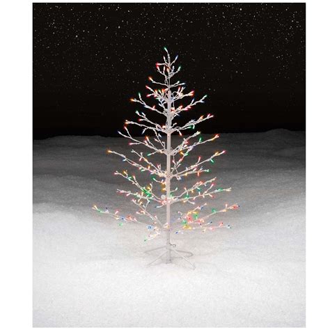 Multicolor Lighted Stick Christmas Tree Get It At Kmart