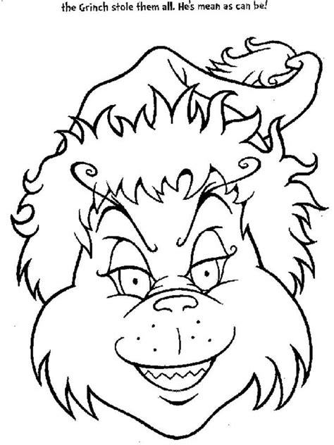 Grinch stole christmas colouring pages. The Grinch coloring pages. Free Printable The Grinch coloring pages.