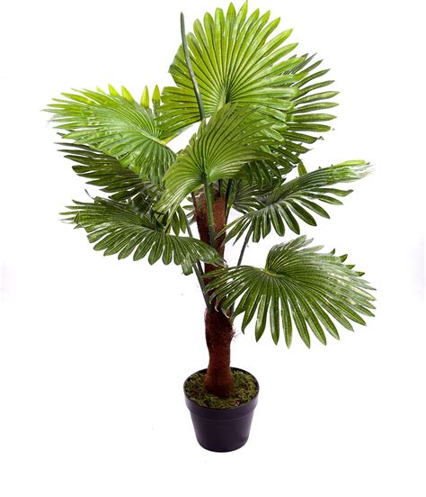 Best Artificial 90cm 3ft Fan Palm Tree Outdoor Indoor Tropical