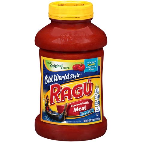 Ragu Old World Style Traditional Meat Pasta Sauce 45 Oz