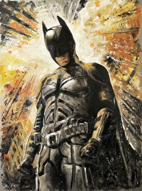 The Dark Knight Batman Original Metal Artwork Ben Askem