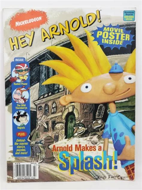 Nickelodeon Magazine Nicktoons Special 2 2002 Hey Arnold No Poster