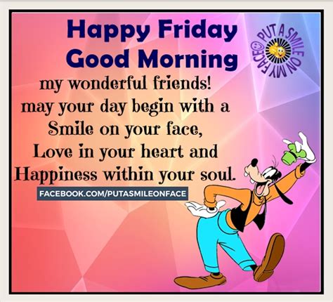 Start your day with a smile! Happy Friday wonderful friends