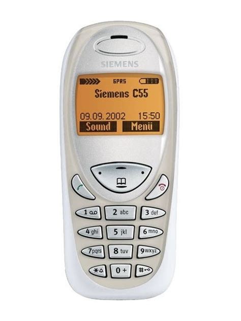 Siemens C55 My First Mobile Phone Технологии Телефон