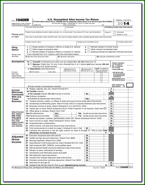 Tax Form 1040ez Printable Ervox