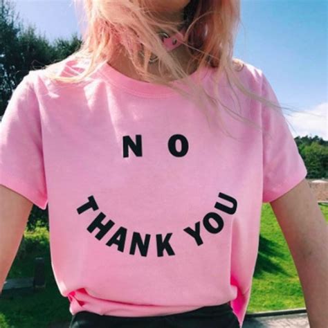 Hualong Short Sleeve No Thank You Funny Slogan T Shirts Online Store For Women Sexy Dresses