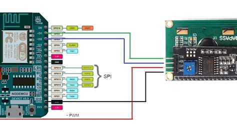 Esp 8266 Ntp Lcd Clock Internet Time Via Esp8266 Nodemcu And I2c Lcd