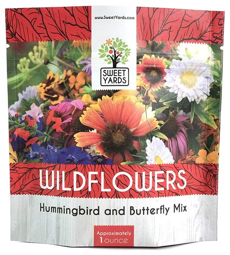 Hummingbird And Butterfly Wildflower Blend Sweet Yards