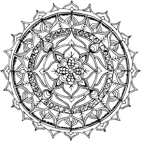 Our free printable mandalas are suitable for young and old. Free Printable Mandala Coloring Pages from monday mandala ...
