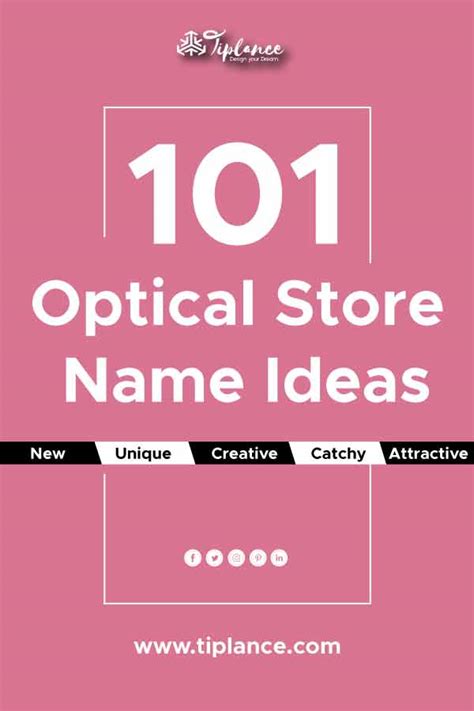 Maybe you would like to learn more about one of these? 101 Catchy Optical Store Name ideas to Double Shop Sales ...