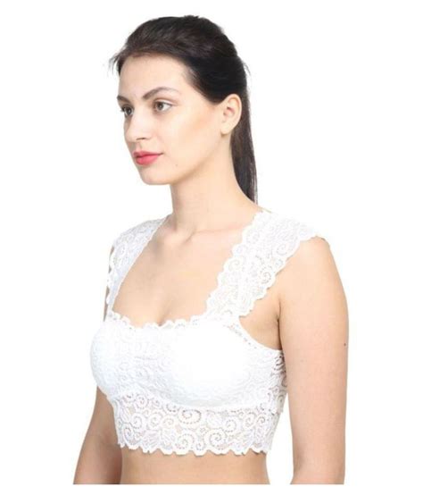 Buy TCG Net/Mesh T-Shirt Bra - White Online at Best Prices in India 